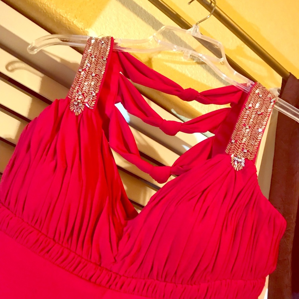 Red prom dress